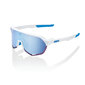 100% S2 Sport Zonnebril Movistar Team Wit met HiPER Blue Multilayer Mirror