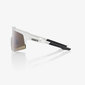 100% Speedcraft Sport Zonnebril Mat Wit met HiPER Silver Mirror Lens