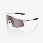 100% Speedcraft Sport Zonnebril Mat Wit met HiPER Silver Mirror Lens