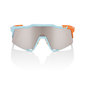 100% Speedcraft Sport Zonnebril Lichtblauw/Oranje HiPER Silver Mirror Lens