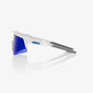 100% Speedcraft XS Sport Zonnebril Mat Wit met Blue Multilayer Mirror Lens