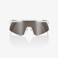 100% Speedcraft XS Sport Zonnebril Mat Wit met HiPER Silver Mirror Lens