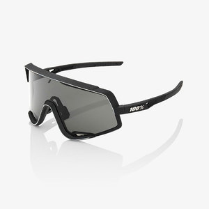 100% Glendale Sport Zonnebril Zwart met Smoke Lens