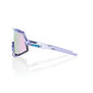 100% Glendale Sport Zonnebril Lila met HiPER Lavender Mirror Lens