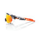 100% Speedtrap Sport Zonnebril Grijs Camo met HiPER Red Multilayer Mirror L