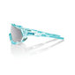 100% Speedtrap Sport Zonnebril Mint Blauw met HiPER Silver Mirror Lens
