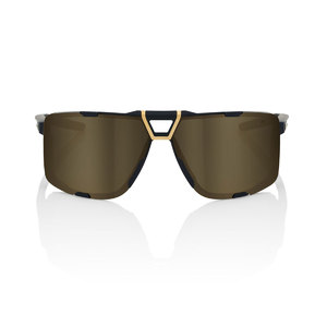 100% Eastcraft Sport Zonnebril Zwart met Soft Gold Mirror Lens