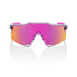 100% Speedcraft Sport Zonnebril Grijs Met Purple Multilayer Mirror Lens