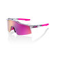100% Speedcraft SL Sport Zonnebril Grijs Met Purple Multilayer Mirror Lens