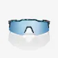 100% Speedcraft SL Sport Zonnebril Zwart met HiPER Blue Multilayer Mirror
