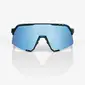 100% S3 Sport Zonnebril Zwart met HiPER Blue Multilayer Mirror Lens