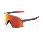 100% S3 Sport Zonnebril Mat Gunmetal met HiPER Red Multilayer Mirror Lens