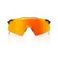 100% Aerocraft Sport Zonnebril Zwart met HiPER Red Multilayer Mirror Lens