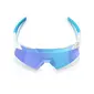 100% Aerocraft Sport Zonnebril Mat Wit met HiPER Blue Mirror Lens