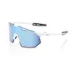 100% Hypercraft SQ Sport Zonnebril Wit met HiPER Blue Multilayer Lens