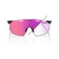 100% Hypercraft SQ Sport Zonnebril Zwart met Photochromic Paars Mirror Lens