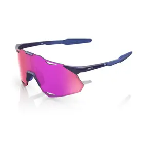 100% Hypercraft XS Sport Zonnebril Donkerpaars met Purple Multilayer Mirror