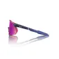 100% Hypercraft XS Sport Zonnebril Donkerpaars met Purple Multilayer Mirror