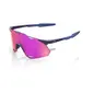 100% Hypercraft XS Sport Zonnebril Donkerpaars met Purple Multilayer Mirror
