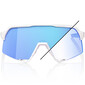 100% S3 Sport Zonnebril Wit met Blue Mirror Photochromic Lens