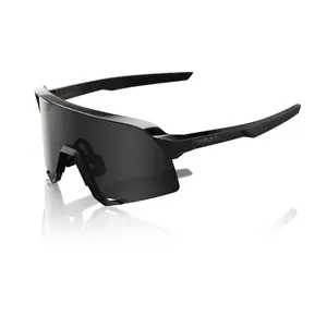 100% S3 Sport Zonnebril Zwart met Black Mirror Lens