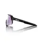 100% S3 Sport Zonnebril Zwart met HiPER Polarized Lavender Mirror Lens