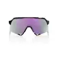 100% S3 Sport Zonnebril Zwart met HiPER Polarized Lavender Mirror Lens