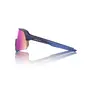 100% S3 Sport Zonnebril- Satin Storm Metallic met Purple Mirror lens
