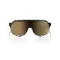 100% S2 Sport Zonnebril  Zwart met  Soft Gold Mirror Lens