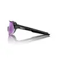 100% S2 Sport Zonnebril  Zwart met HiPER Polarized Lavender Mirror Lens