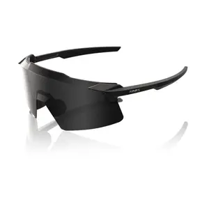 100% Aerocraft Sport Zonnebril Mat Zwart met Black Mirror Lens
