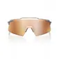 100% Aerocraft Zonnebril Soft Tact Grijs met  HiPER Copper Mirror Lens