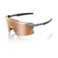100% Aerocraft Zonnebril Soft Tact Grijs met  HiPER Copper Mirror Lens
