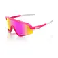 100% Slendale Sport Zonnebril Paars met HiPER Vital Pink Mirror Lens