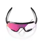100% Slendale Sport Zonnebril Zwart met Photochromic Purple Mirror Lens