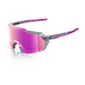 100% Korbin Sport Zonnebril Grijs met Purple Multilayer Mirror Lens