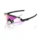 100% Slendale SL Sport Zonnebril Zwart met Photochromic Purple Mirror lens