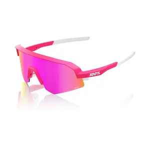 100% Slendale SL Sport Zonnebril Paars met HiPER Vital Pink Mirror Lens
