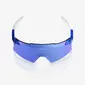 100% Aerocraft Sport Zonnebril RBH Blauw met HiPER Royal Blue Mirror Lens