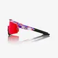 100% Speedcraft Sport Zonnebril FDJ Rood/Blauw met HiPER Fire Red Mirror