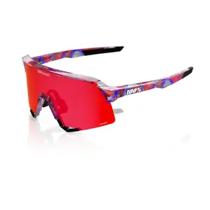 100% S3 Sport Zonnebril FDJ Rood/Blauw met HiPER Fire Red Mirror Lens