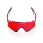 100% S3 Sport Zonnebril FDJ Rood/Blauw met HiPER Fire Red Mirror Lens