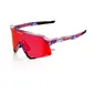 100% S3 Sport Zonnebril FDJ Rood/Blauw met HiPER Fire Red Mirror Lens