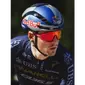 100% Slendale Pidcock LE Sport Zonnebril Rood met HiPER Red Mirror Lens