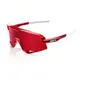 100% Slendale Pidcock LE Sport Zonnebril Rood met HiPER Red Mirror Lens