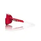 100% Slendale Pidcock LE Sport Zonnebril Rood met HiPER Red Mirror Lens