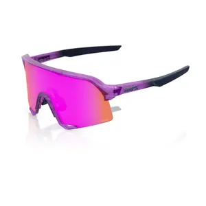 100% S3 Sport Zonnebril Paars met HiPER Vital Pink Mirror Lens