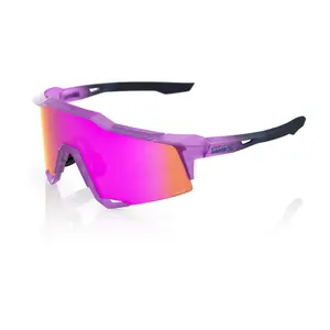100% Speedcraft Sport Zonnebril Paars met HiPER Vital Pink Mirror Lens