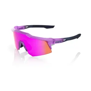 100% Speedcraft XS Sport Zonnebril Paars met HiPER Vital Pink Mirror Lens