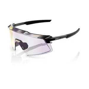 100% Aerocraft Sport Zonnebril Zwart met Purple Mirror Photochromic Lens